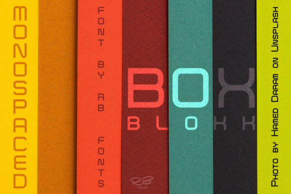 Box Blokk: A Bold Font for Handmade Creations