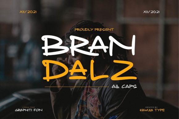 Bran Dalz: A Graffiti-Inspired Font for Creative Makers