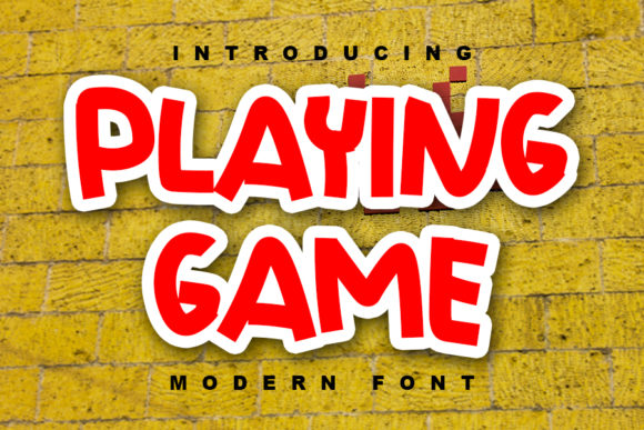 Bring Your Creations to Life with Playing Game Font
