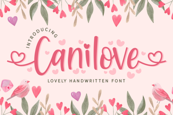 Canilove: A Chic Display Font for Handmade Creations