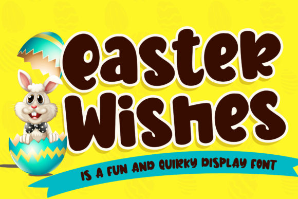 Easter Wishes: A Playful Display Font for Creative Projects
