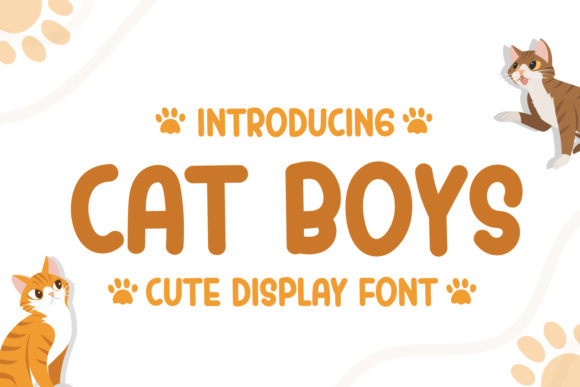 Enhance Your Brand with the Cat Boys Display Font