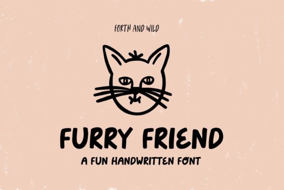 Furry Friend Font Review for Design Projects