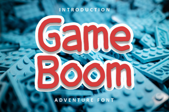 Game Boom: A Playful Display Font for Web Design