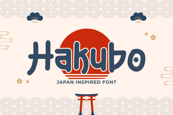 Hakubo: A Japanese-Inspired Display Font for Bold Branding