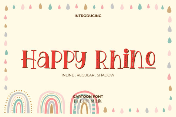 Happy Rhino: A Playful Display Font for Modern Web Design