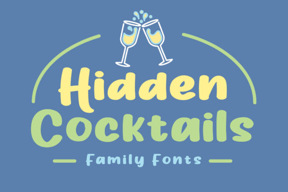 Hidden Cocktails Font Review for Brand Design