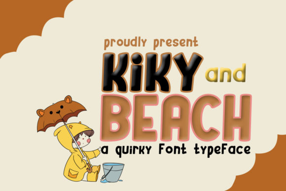 Kiky and Beach Font for Trendy Branding
