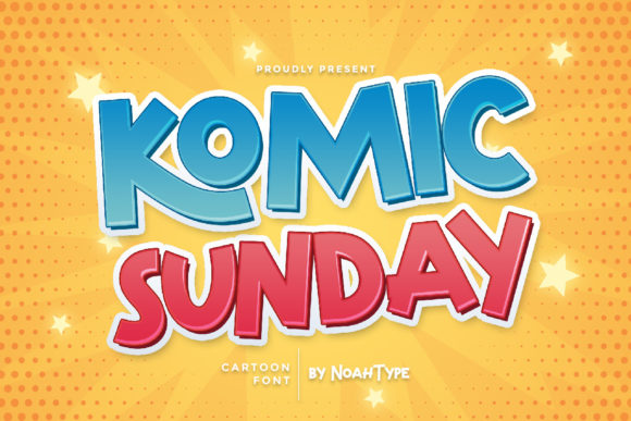 Komic Sunday: A Playful Display Font for Bold Campaigns
