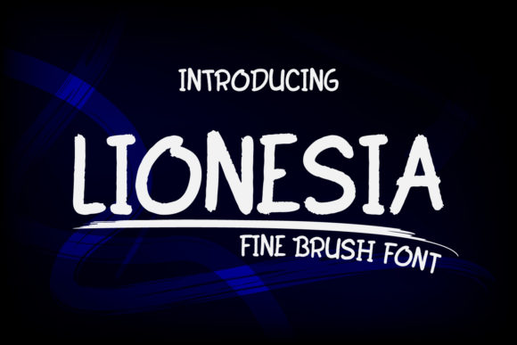 Lionesia: A Casual Display Font for Digital Branding