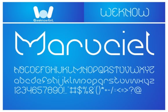 Maruciel: A Modern Display Font for Editorial Design