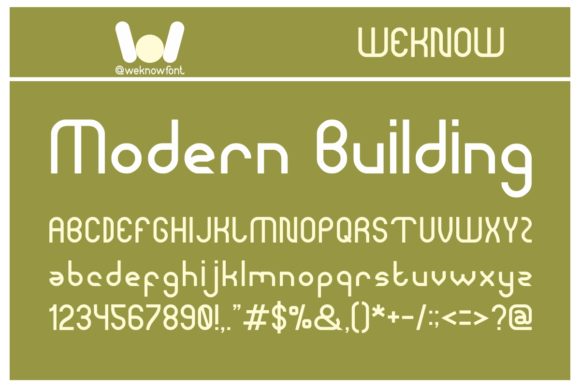 Modern Building Font Review for Real Projects