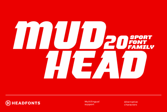 Mudhead Family Font for Handmade Creations