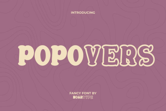 Popovers Font for Modern Web Design