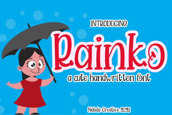 Rainko: A Sweet and Quirky Display Font for Creative Branding