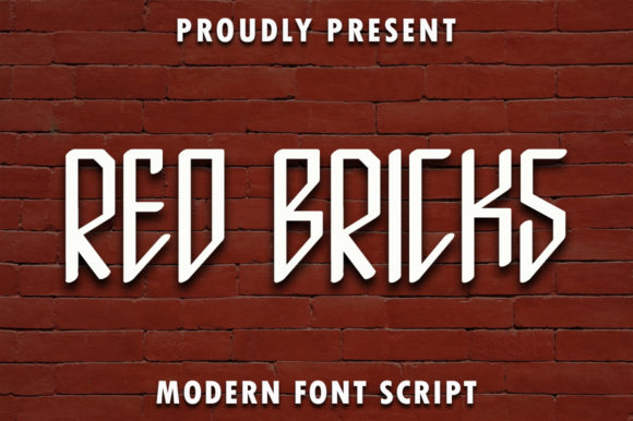 Red Bricks: A Bold Display Font for Modern Branding