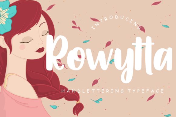 Rowytta: A Stylish Display Font for Craft Creations