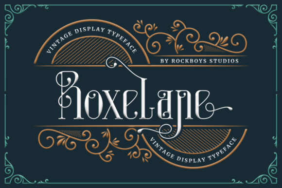 Roxelane: A Vintage Display Font for Handmade Creations