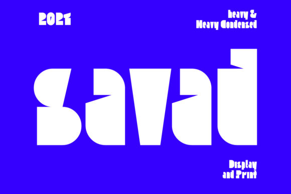 Savad Font for Bold Brand Statements
