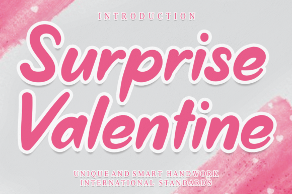 Surprise Valentine Font for Editorial Design