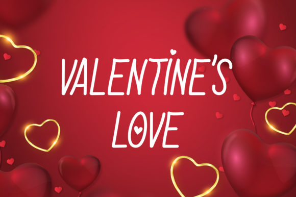Valentines Love Font Review for Editorial Design