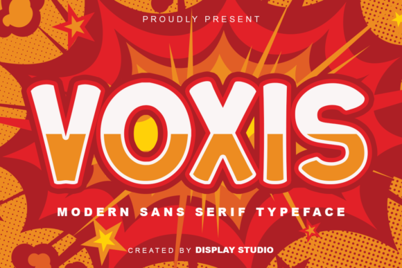 Voxis: A Brushed Display Font for Creative Makers